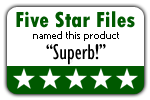 5starsfiles.com 5 stars award: GRBackPro Professional Backup Software for Windows