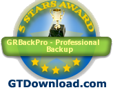 GRBackPro - Professional Backup 6 full specs and download details