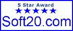 soft20.com 5 stars award: GRBackPro Professional Backup Software for Windows